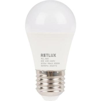 RETLUX RLL 640 G45 E27 miniG 6W DL D kép
