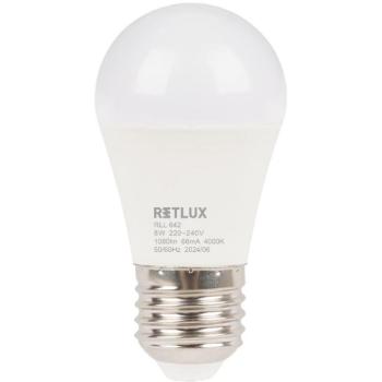 RETLUX RLL 642 G45 E27 miniG 8W CW D kép