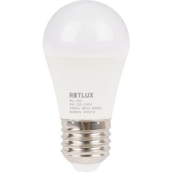 RETLUX RLL 643 G45 E27 miniG 8W DL D