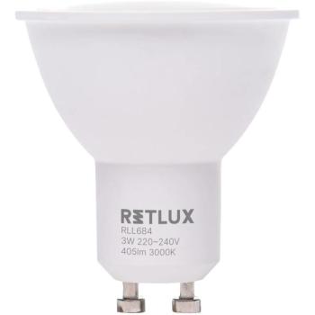Retlux RLL 684 GU10 izzó, 3W, WW, D kép