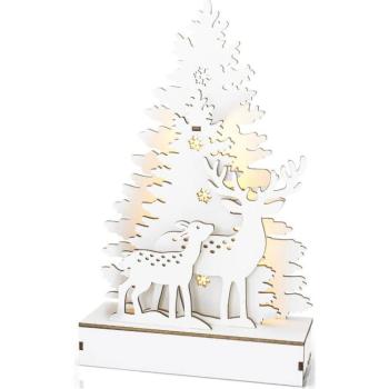 Retlux RXL 461 téli erdő dekoráció, 24,5cm, 5LED, WW kép