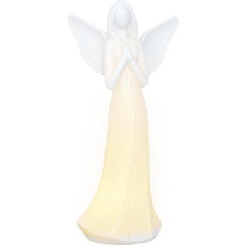 RETLUX RXL 470 porcelán angyal dísz, 23,6cm, LED, meleg fehér kép