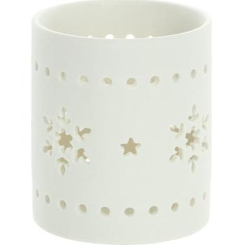 Retlux RXL 499 porcelán mécsestartó - hópelyhek