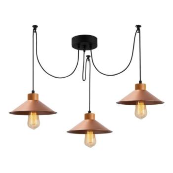 Rézszínű függőlámpa fém búrával ø 114 cm Manavgat – Opviq lights kép