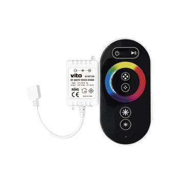 RF érintős RGB LED szalag vezérlő MAESTRO-4 12-24V DC max. 144W 6210130 VITO kép