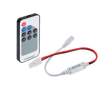 RF MINI RGB LED VEZETÉK NÉLKÜLI DIMMER 5A TÁVIRÁNYÍTÓVAL kép