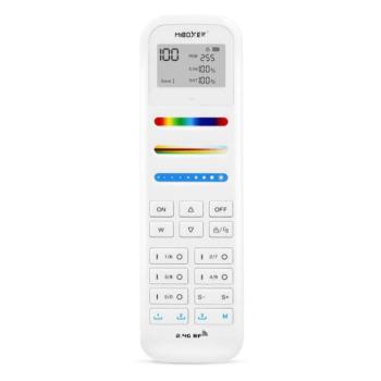 RGB-CCT , színes és fehér távirányító , állítható fehér színárnyalat , dimmer , 100 zóna , Miboxer (Mi-Light) , FUT100 kép