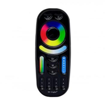 RGB-CCT , színes és fehér távirányító , állítható fehér színárnyalat , dimmer , 4 csoport (zóna) , group control , fekete , Miboxer (Mi-Light) , FUT092-B kép