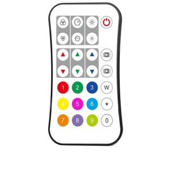 RGB/RGBW távirányító, 27 gomb, Optonica, 6335