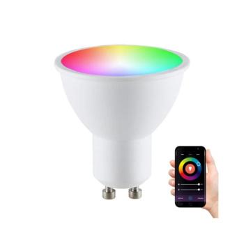 Izzó POLUX LED GU10 5,5W 2700-6500K+RGB WIFI TUYA kép