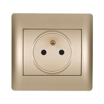 RHYME FRENCH TYPE SOCKET CHAMPAGNE METALLIC