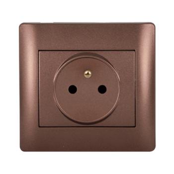 RHYME FRENCH TYPE SOCKET COFFEE METALLIC kép