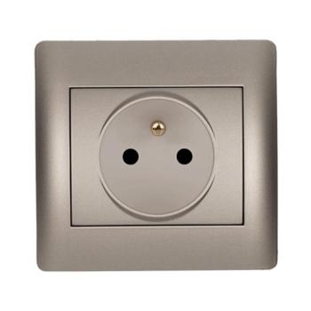 RHYME FRENCH TYPE SOCKET GREY METALLIC kép