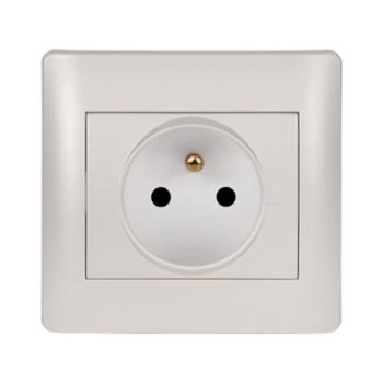 RHYME FRENCH TYPE SOCKET WHITE METALLIC kép