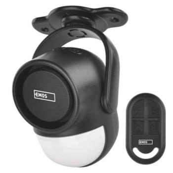 Riasztó mozgásérzékelővel EM‑125L PROTECTOR, fekete, IP21, EMOS, H8106 kép