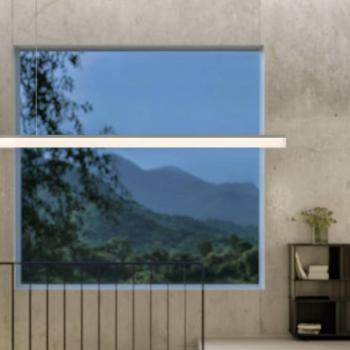 Ribag Aroa LED függeszték DALI dim 2,700K alumínium 150cm kép