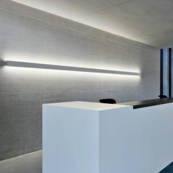 Ribag Metron LED-es rácsos lámpatest, fehér, 90 cm hosszú 3,000 K DALI kép