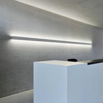 Ribag Metron LED-es rácsos lámpatest, fehér Hosszúság 180 cm 3,000 K DALI kép