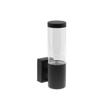 RIGA-W1 kültéri fali lámpa 1xGU10 IP44 Φ60x220x108mm fekete 3241400 VITO kép
