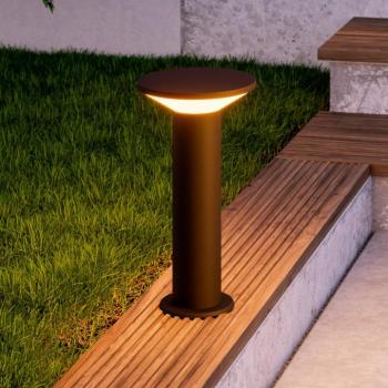 Rigosa LED talapzati lámpa, fekete, magasság 35 cm, fém