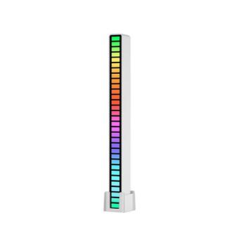 Ritmusra világító RGB LED kijelző – Fehér