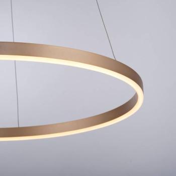 Ritus LED függőlámpa, Ø 58.5cm, matt sárgaréz kép