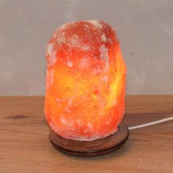 Rock sólámpa talppal, 1,5-2 kg, borostyán kép