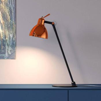 Rotaliana Luxy T0 Glam asztali világítás, fekete/réz, 52 cm kép