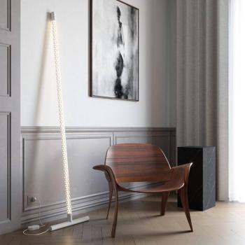 Rotaliana Squiggle F1 LED álló világítás, matt fehér kép