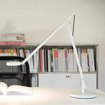 Rotaliana String T1 DTW LED asztali lámpa, ezüst, narancssárga kép