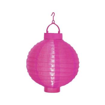 Rózsaszín kültéri napelemes LED lampion, ø 20 cm - Star Trading kép