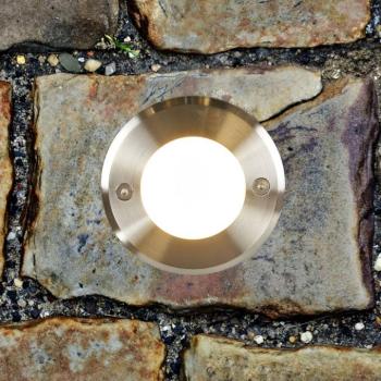 Rozsdamentes acél - modern LED padlóba süllyesztett spotlámpá LED-18 kép