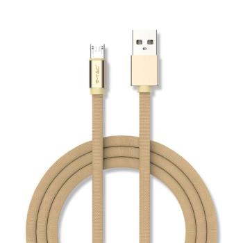 Ruby Micro USB kábel, arany, V-TAC, 8495 kép