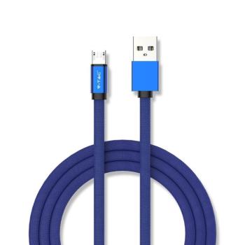 Ruby Micro USB kábel, kék, V-TAC, 8496