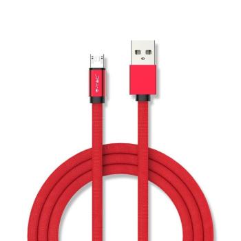 Ruby Micro USB kábel, piros, V-TAC, 8497 kép