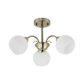 Rudas csillár NESTOR 3xE27/40W/230V sárgaréz 33-34939 kép