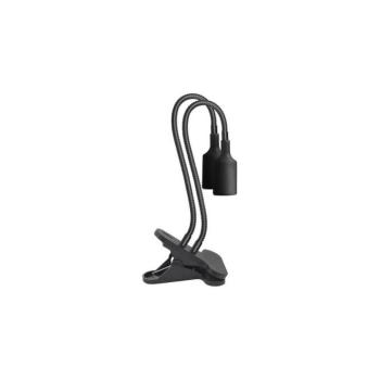 LED növénynevelő lámpa LED PLANTY CLIP W DUO 1xE27 fekete Kobi Design, KOBI-004018 kép