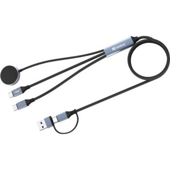 SANDBERG 3in1 Travel Charge Cable 100W kép