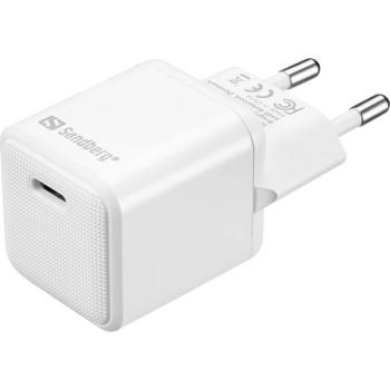 SANDBERG Hálózati töltő, USB-C AC Charger PD 20W Saver kép