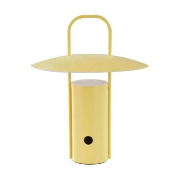 Sárga fém LED dimmelhető asztali lámpa (magasság 24 cm) Venna – Jotex kép