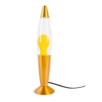 Sárga üveg lávalámpa (magasság 35,5 cm) Funky Rocket Lava – Leitmotiv kép