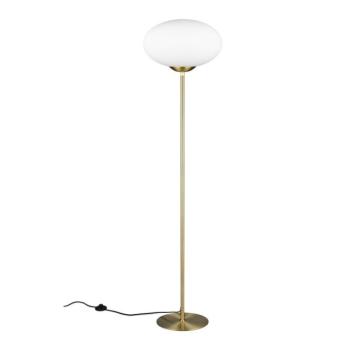 Sárgaréz színű állólámpa üveg búrával (magasság 150 cm) Fomento – Trio kép