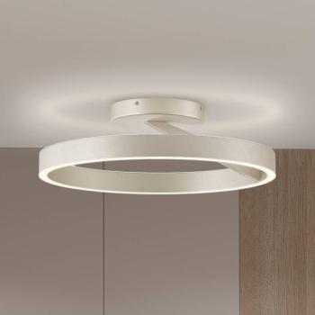 Saturn LED mennyezeti lámpa, Ø 50 cm, krém-ezüst színű, fém kép