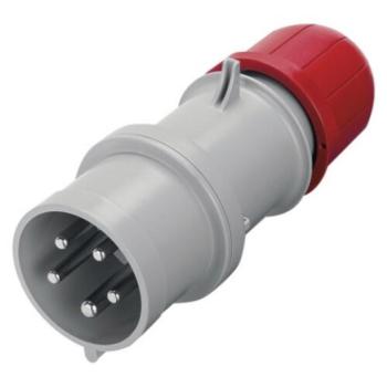 SCAME ipari dugvilla 5p 32a/400v IP44 csavarmentes, piros, A6115 kép