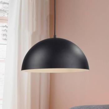 Schöner Wohnen Ali lógó világítás, fekete, vas, Ø 38 cm, E27 kép
