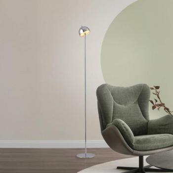 Schöner Wohnen Bellis króm LED tölthető állólámpa, IP54, 3000 K kép