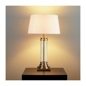 Searchlight - Asztali lámpa PEDESTAL 1xE27/60W/230V EU5141AB kép