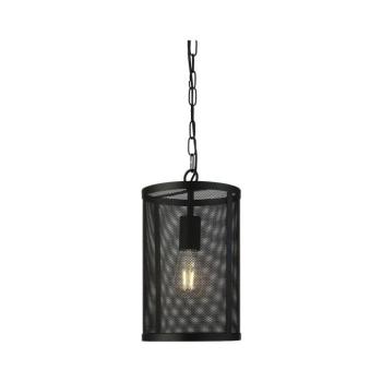 Searchlight - Csillár láncon FISHNET 1xE27/60W/230V fekete 2481BK