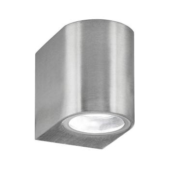 Searchlight - LED Kültéri fali lámpa LEDO 1xGU10/3W/230V IP44 ezüst 8008-1SS-LED kép