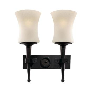 Searchlight 0812-2BK - CARTWHEEL fali lámpa 2xE27/60W/230V 0812-2BK kép